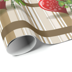 Presente Papel de enrolamento do dia de as mães