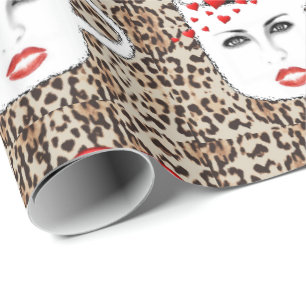 Presente Papel de enrolamento do dia de as mães