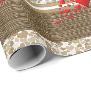 Presente Papel de enrolamento do dia de as mães