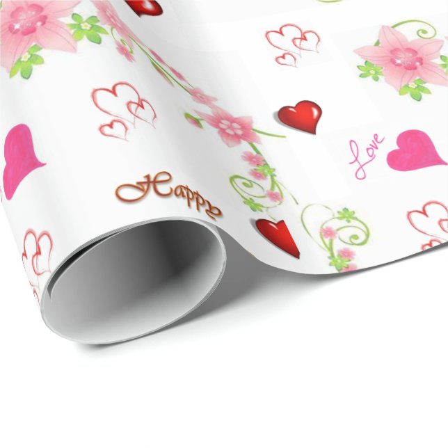 Presente Papel de enrolamento do dia de as mães (Ponta do rolo)