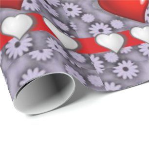 Presente Papel de enrolamento do dia de as mães