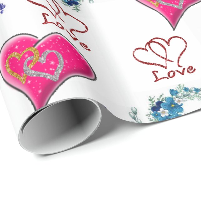 Presente Papel de enrolamento do dia de as mães (Ponta do rolo)