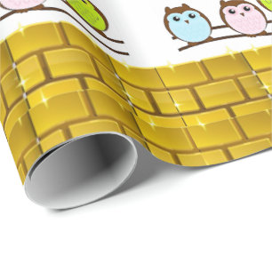 Presente Papel de enrolamento do dia de as mães