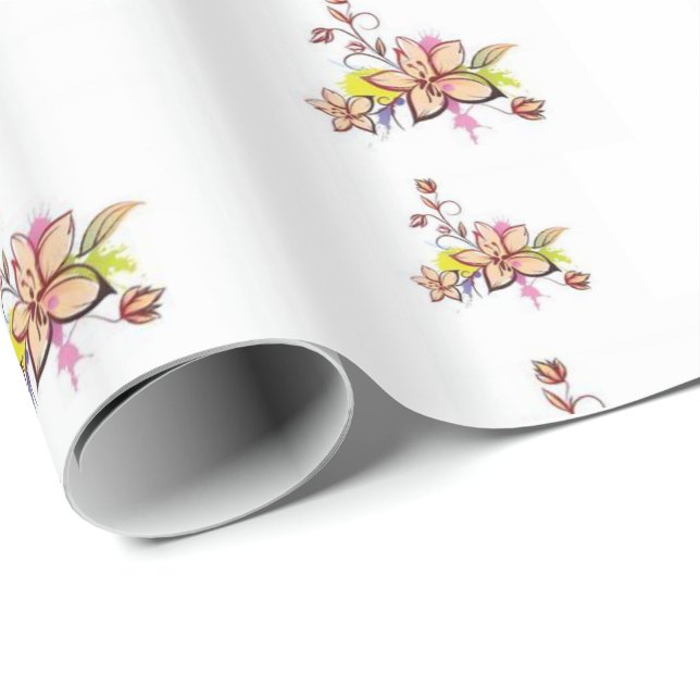 Presente Papel de enrolamento do dia de as mães (Ponta do rolo)