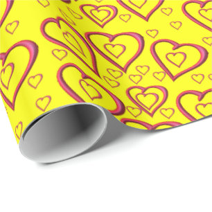 Presente Papel de enrolamento do dia de os namorados