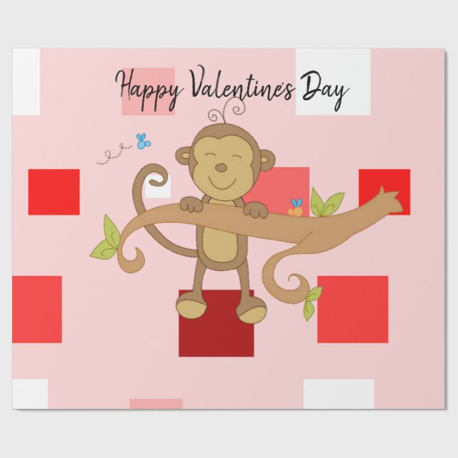 Presente Papel de enrolamento do dia de os namorados (Aberto)