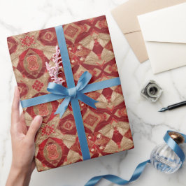 Presente Papel de enrolamento do Dia de os namorados de pai