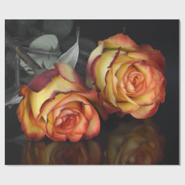 Presente Papel de enrolamento do Dia de os namorados rosa