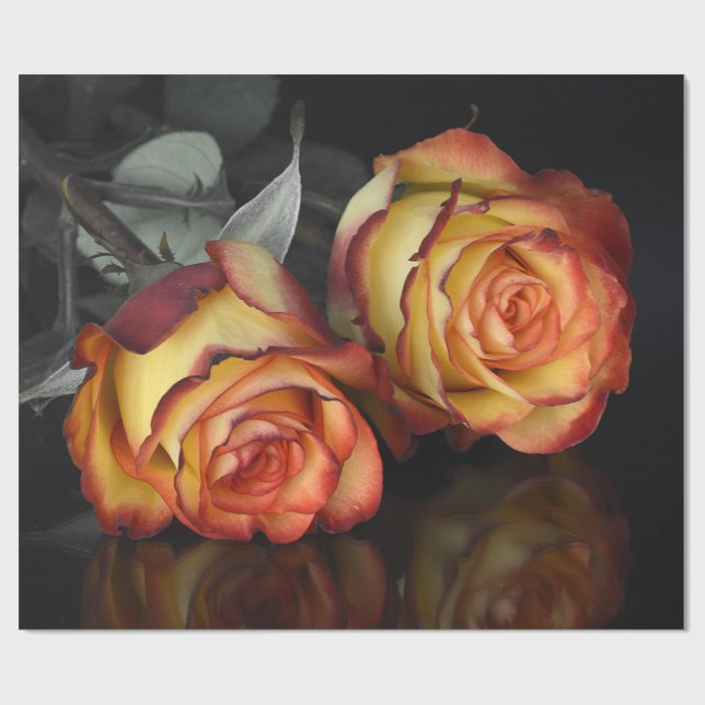 Presente Papel de enrolamento do Dia de os namorados rosa (Aberto)