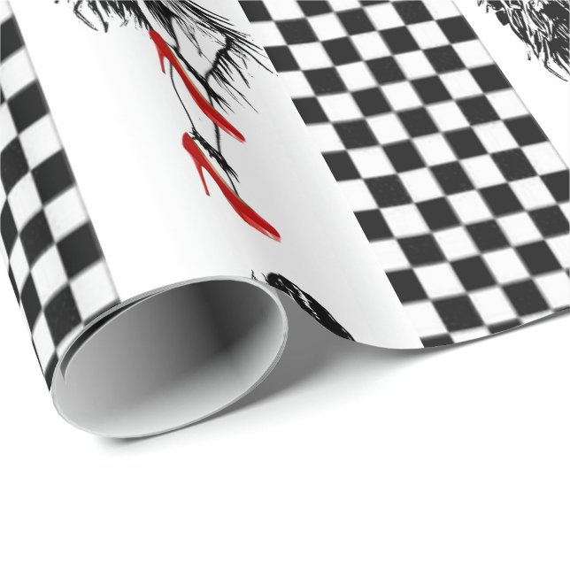 Presente Papel de enrolamento do dia de os pais (Ponta do rolo)