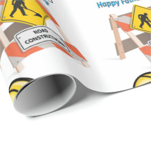 Presente Papel de enrolamento do dia de os pais