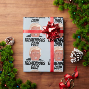 Presente Papel de enrolamento do DIA DE OS PAIS DONALD TRUM