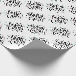 Presente Papel de enrolamento do felz pascoa