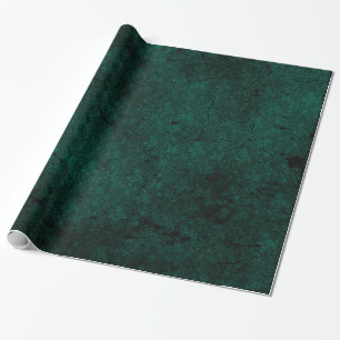 Presente Papel de enrolamento do Gótico Rosa Verde Emerald