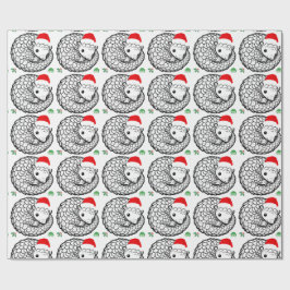 Presente Papel de enrolamento do Pango do papai noel