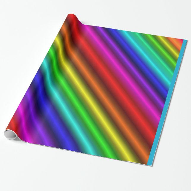 Presente Papel de enrolamento do Rainbow Candy (Desenrolado)