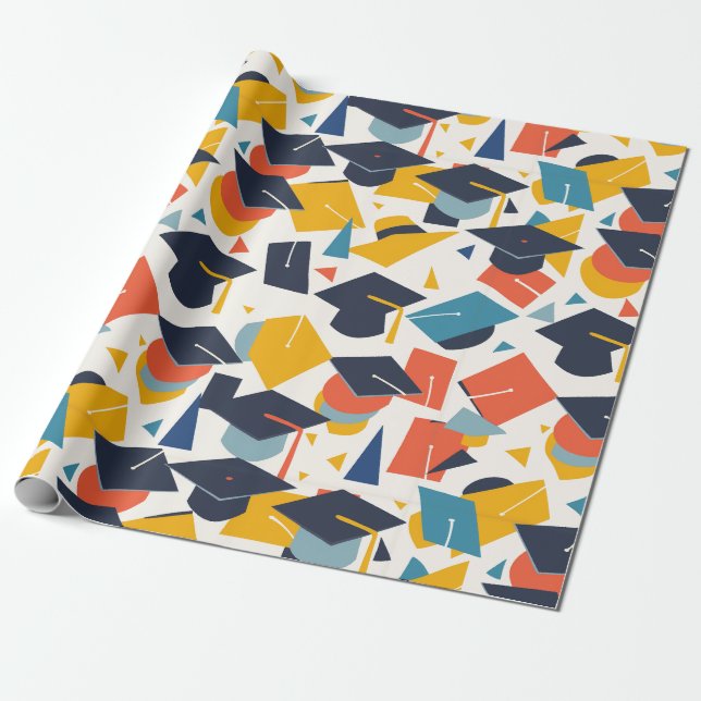 Presente Papel de enrolamento do tema de gradação (Desenrolado)