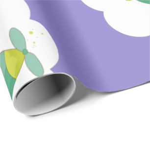 Presente Papel de enrolamento do Urso de Teddy com etiqueta