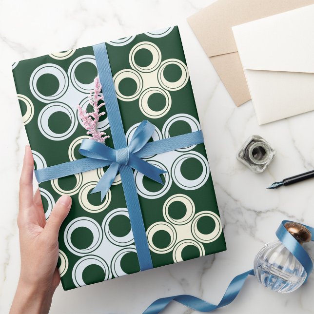 Presente Papel de enrolamento dos círculos sem costura (Criador carregado)