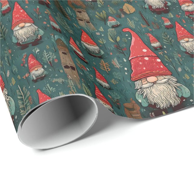 Presente Papel de enrolamento dos gnomos (Ponta do rolo)