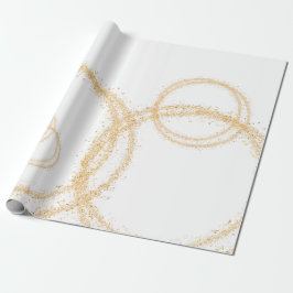Presente Papel de enrolamento Dourado | Casamentos Luxuosos