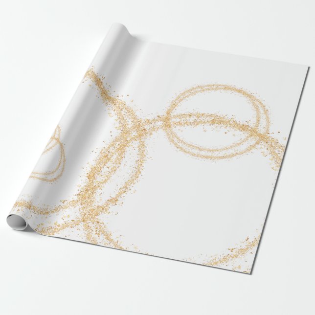 Presente Papel de enrolamento Dourado | Casamentos Luxuosos (Desenrolado)