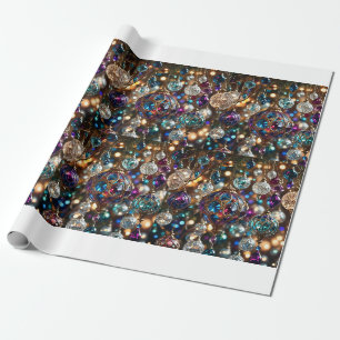 Presente Papel de enrolamento Elegante de matérias de ornam