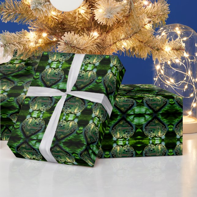 Presente Papel de enrolamento eletrônico do circuito em for (Feriados)