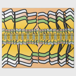 Presente Papel de enrolamento em Abstrato curva