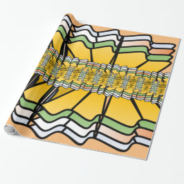 Presente Papel de enrolamento em Abstrato curva