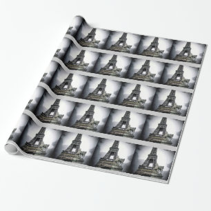 Presente Papel de enrolamento em torre Paris Eiffall