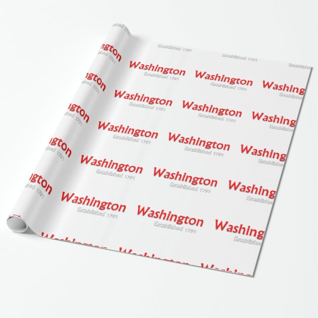 Presente Papel de enrolamento estabelecido em Washington (Desenrolado)