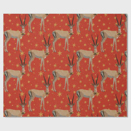 Presente Papel de enrolamento FESTIVE GAZELLE