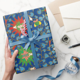 Presente Papel de enrolamento floral colorido