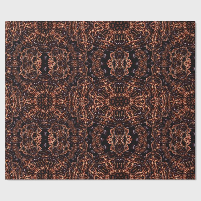 Presente Papel de enrolamento Fractal de Abstrato (Aberto)