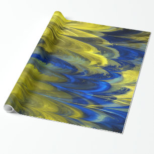 Presente Papel de enrolamento Fractal Marble 4-21