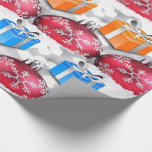 Presente Papel de enrolamento Natal