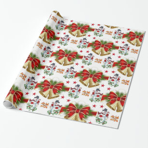 Presente Papel de enrolamento Natal