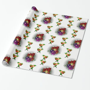 Presente Papel de enrolamento Natal