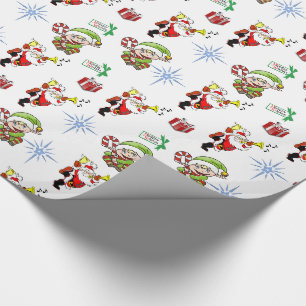 Presente Papel de enrolamento Natal