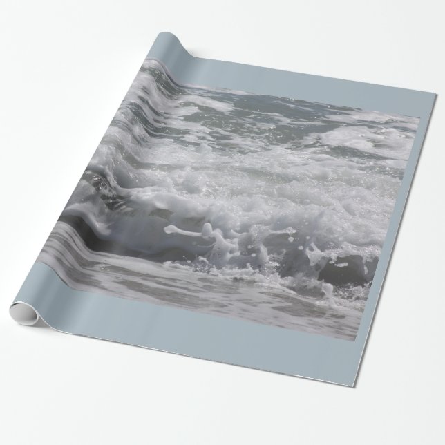 Presente Papel de enrolamento no oceano Atlântico (Desenrolado)