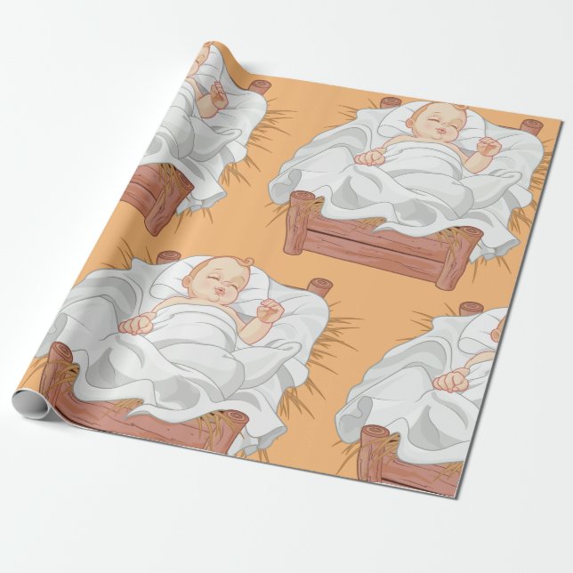 Presente Papel de enrolamento para bebês da Crib da Nativid (Desenrolado)
