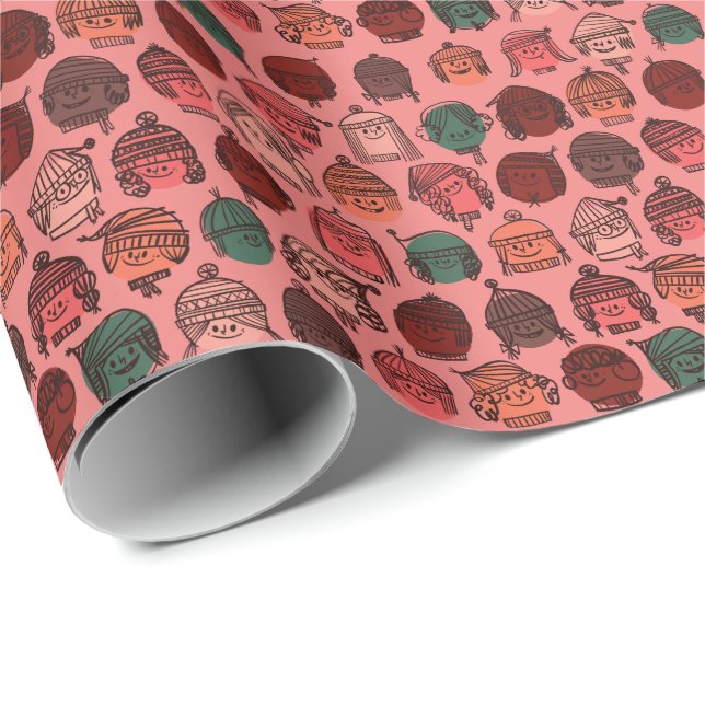 Presente Papel de enrolamento para crianças de inverno (Ponta do rolo)