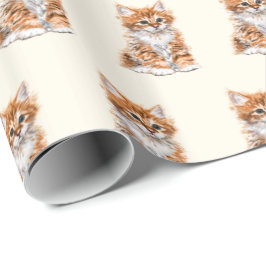 Presente Papel de enrolamento para gatos bebês