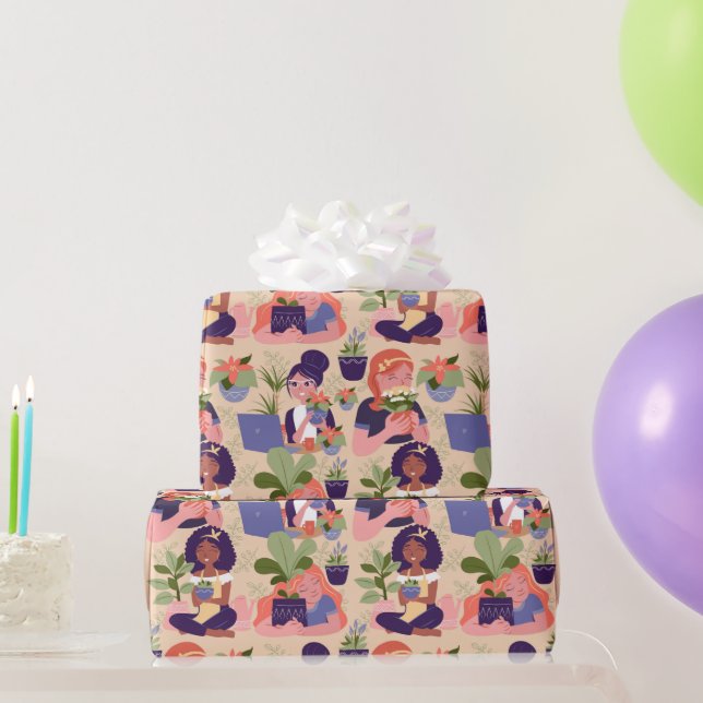 Presente Papel de enrolamento para jardinagem de plantas (Presentes para festas)