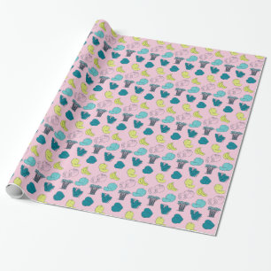 Presente Papel de enrolamento para jardins pop Frutas e veg