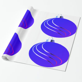 Presente Papel de enrolamento para ornamentos roxos e rosad