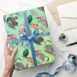 Presente Papel de enrolamento para páscoas Bilby & Australi