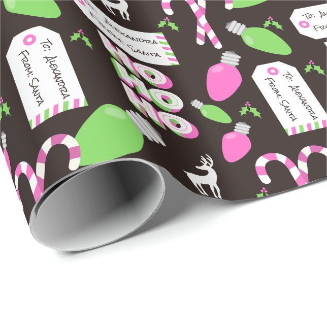 Presente Papel de enrolamento personalizado das luzes e Pap (Ponta do rolo)