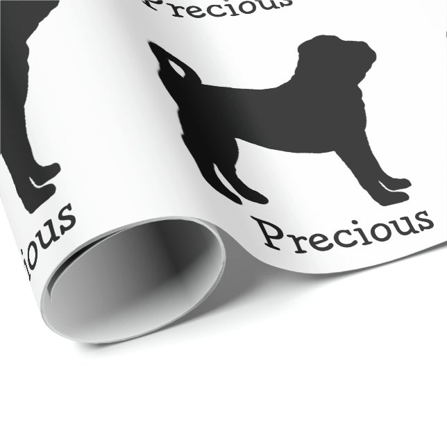 Presente Papel de enrolamento personalizado Shar Pei Chinês (Ponta do rolo)